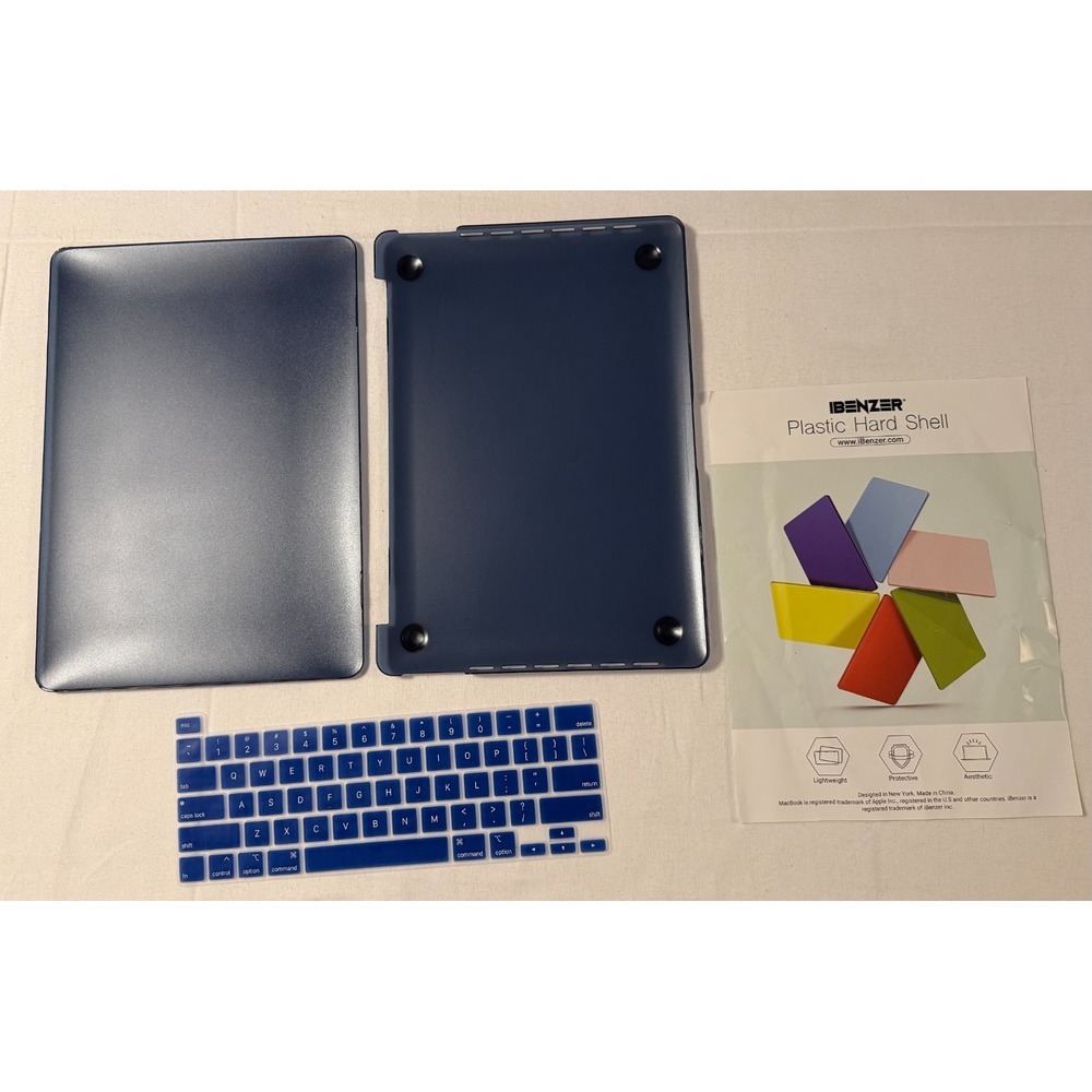 Ibenzer Navy Blue Laptop case for MacBook Pro 13